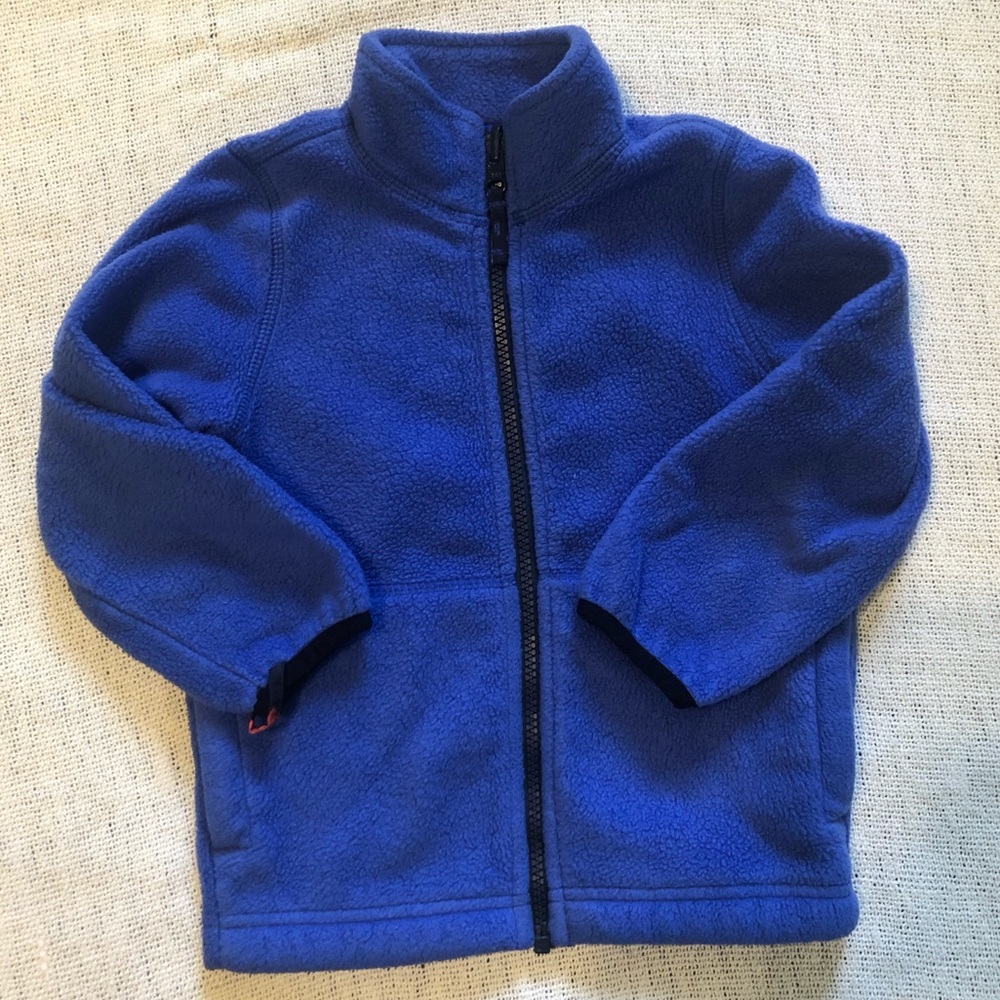 Children’s place blue fleece zip up jacket